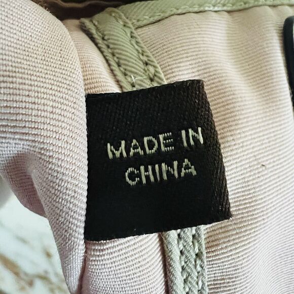 COACH Parker Straw Top Gold Leather Trim Top Handle Small Shoulder Bag - Picture 12 of 13